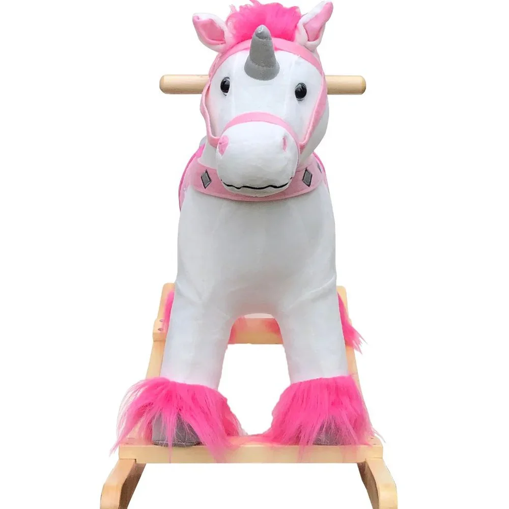 Brand new rocking horse unicorn with cow boy song&neigh and clop - Picture 3 of 5